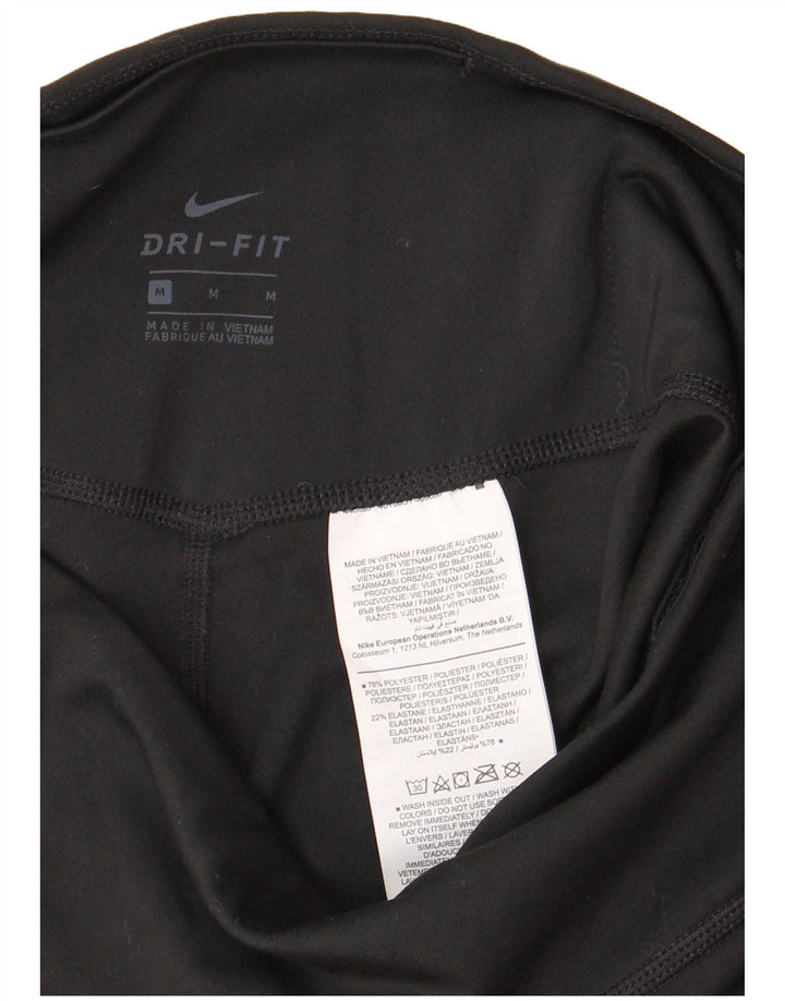 Leggings Nike Dri Fit Graphic Capri UK 12 Médio Preto Poliéster