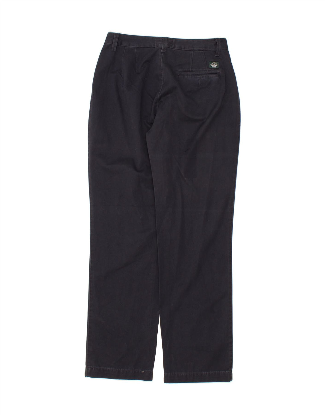 DOCKERS Womens Straight Chino Trousers W29 L30 Navy Blue Cotton Vintage Dockers and Second-Hand Dockers from Messina Hembry 