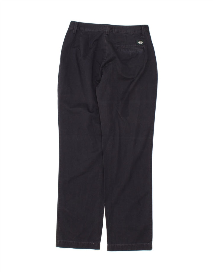 DOCKERS Womens Straight Chino Trousers W29 L30 Navy Blue Cotton Vintage Dockers and Second-Hand Dockers from Messina Hembry 