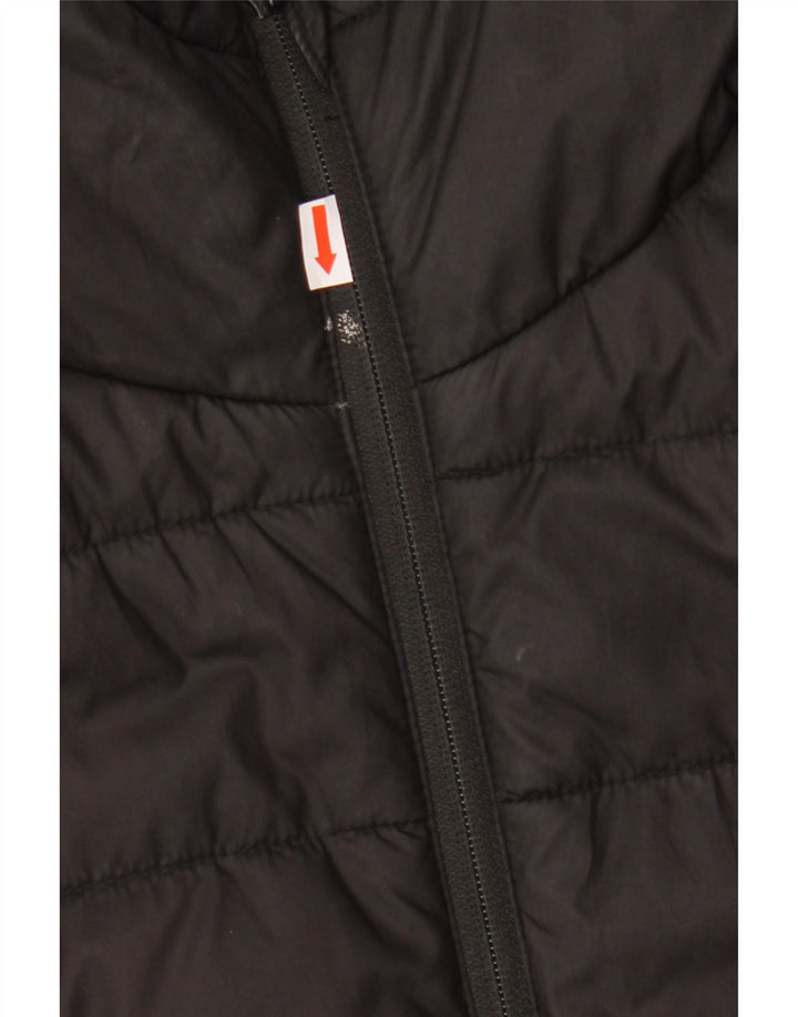 Jaqueta acolchoada com capuz masculina Puma UK 40 grande poliéster preto