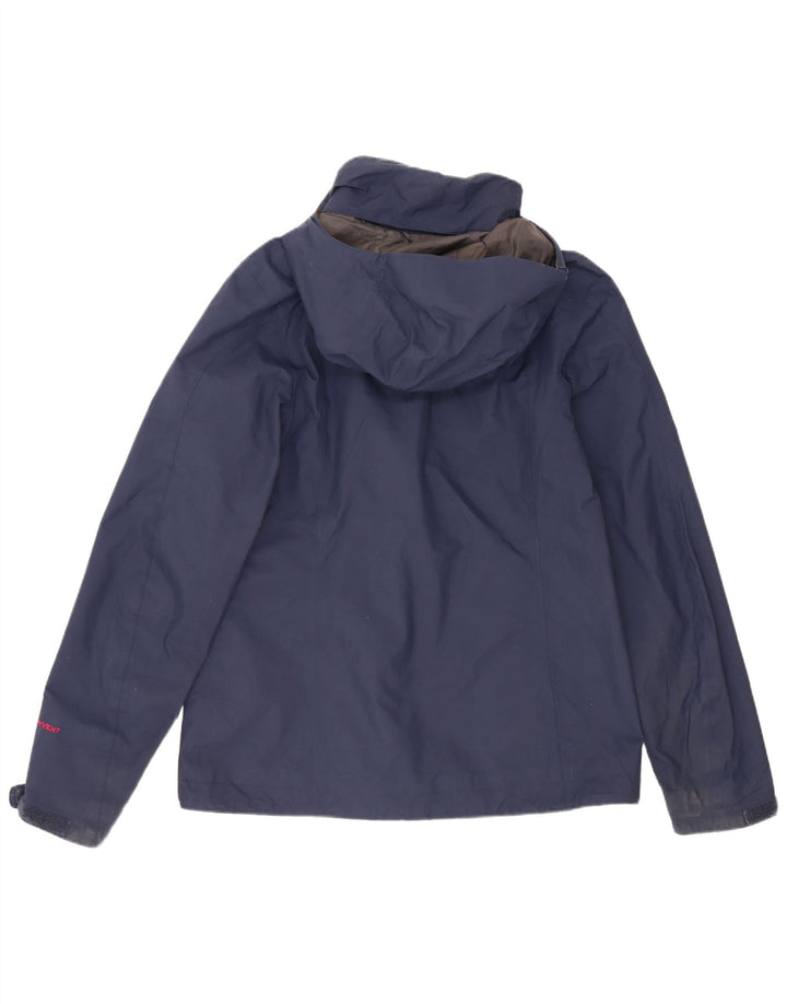 Jaqueta de chuva feminina com capuz grande The North Face Reino Unido 10 pequena azul marinho
