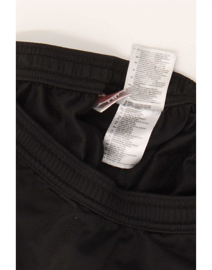 Adidas meninos calças de treino joggers 11-12 anos preto poliéster