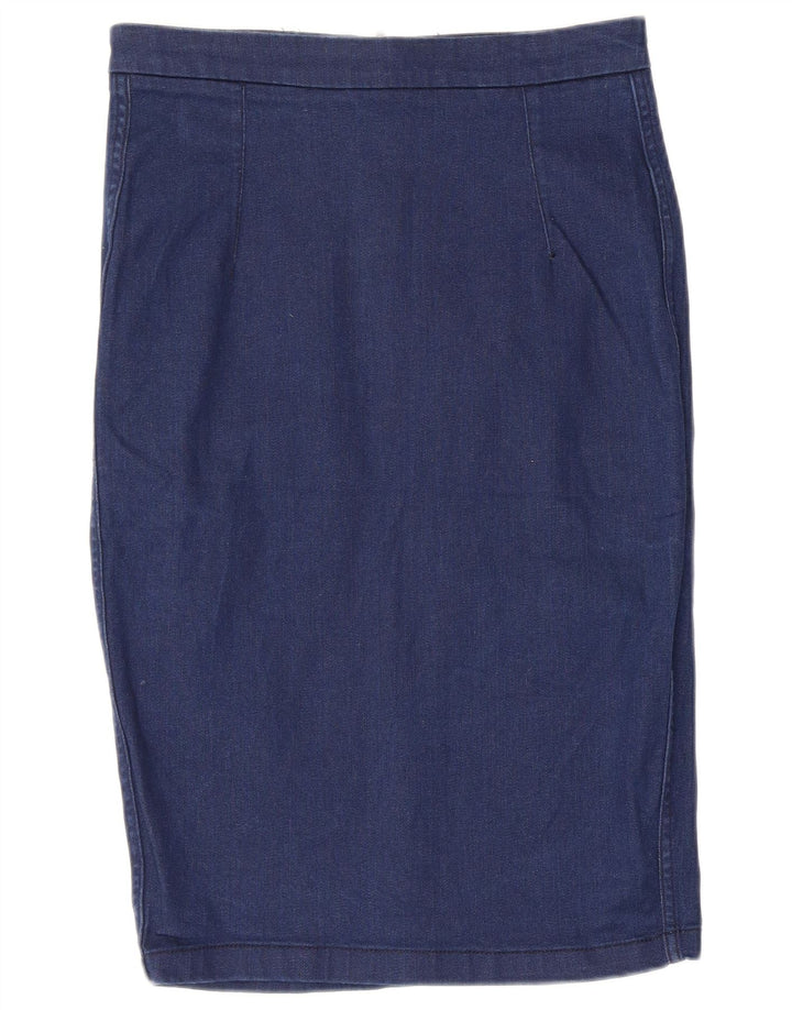 Saia jeans feminina Zara médio W28 azul