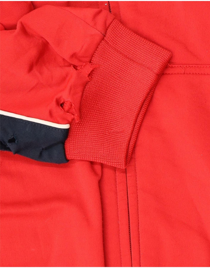 CHAMPION Boys Graphic Tracksuit Top Jacket 13-14 Anos XL Vermelho Colorblock