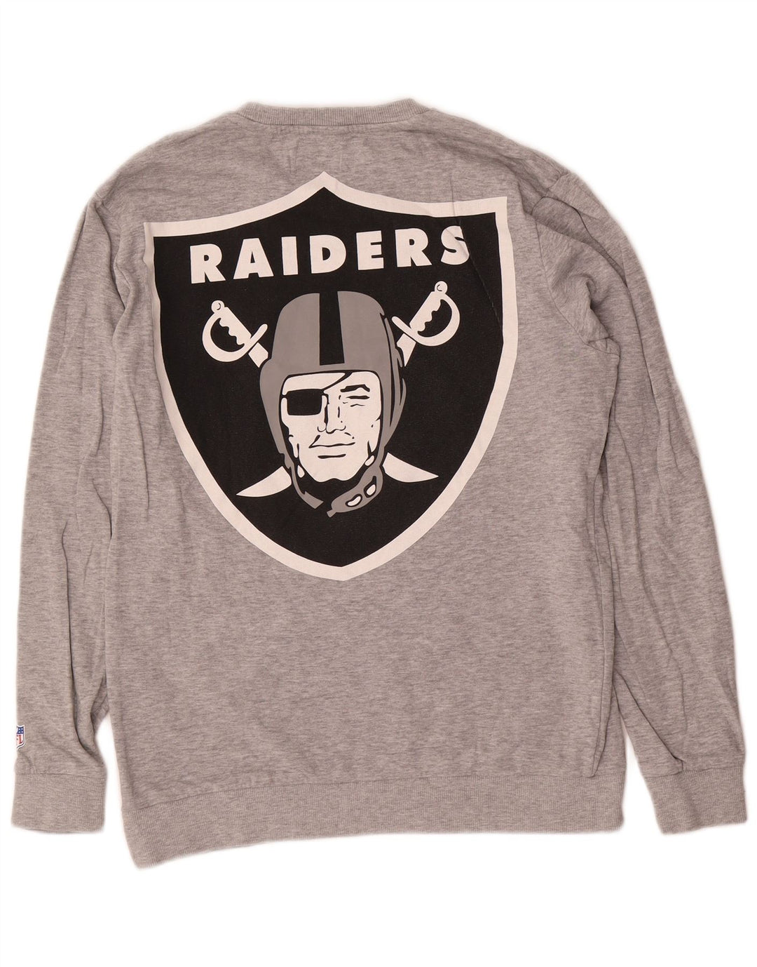Only & Sons Mens Raiders moletom gráfico jumper cinza médio colorblock