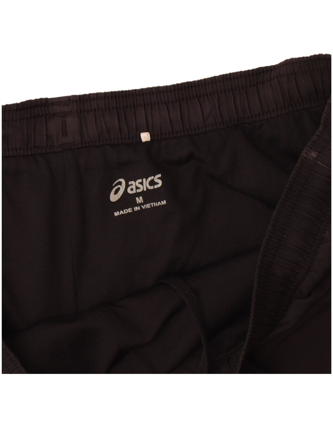 Shorts esportivos masculinos Asics médio preto poliéster