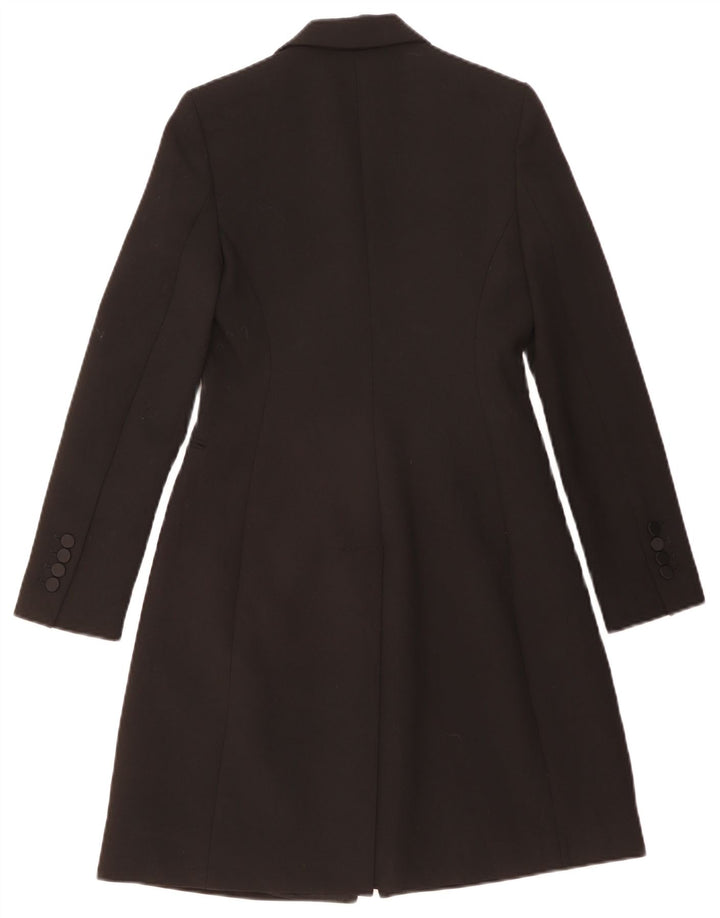 Casaco feminino ZARA com peito duplo Reino Unido 10 pequeno preto