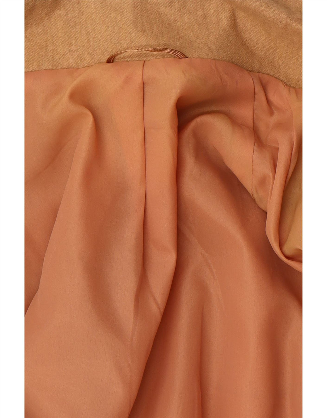 Conjunto feminino VINTAGE de 2 peças UK 12 médio W28 L34 bege