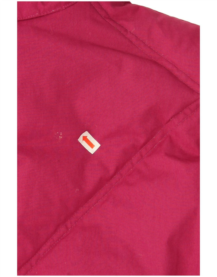 Jaqueta acolchoada masculina reversível de ajuste solto Diadora UK 38 poliéster rosa médio