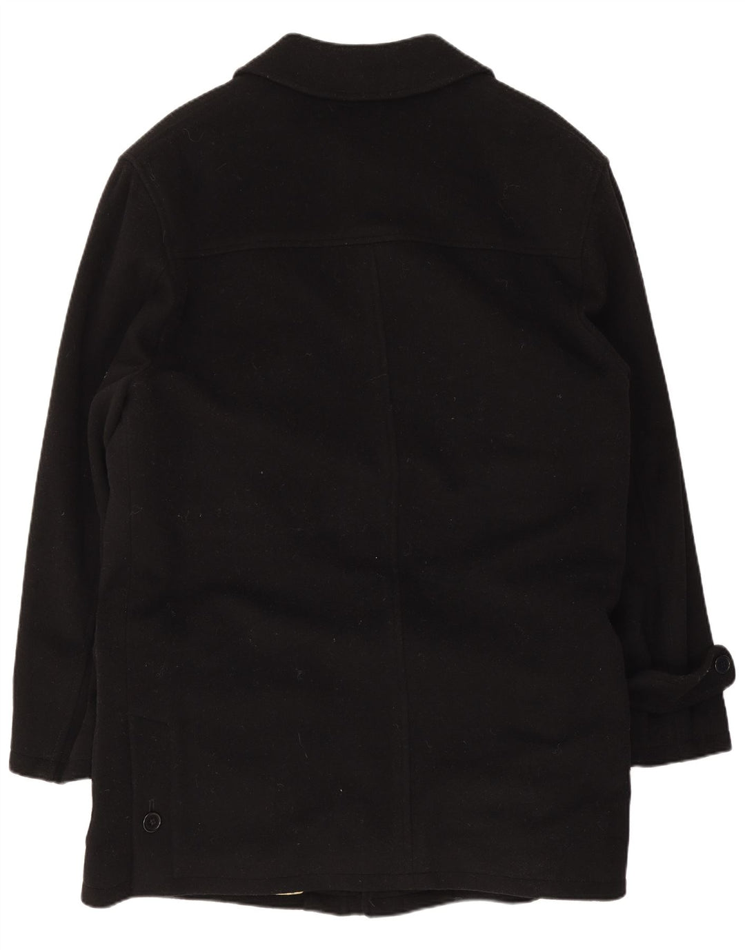 Sobretudo masculino Pierre Cardin IT 50 grande lã preta