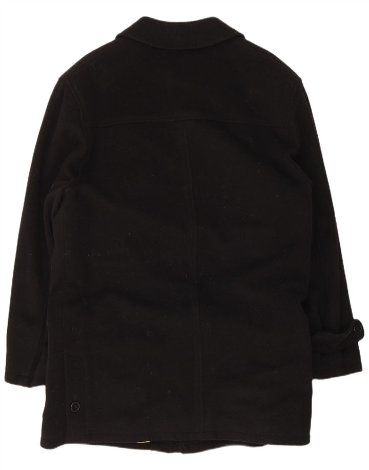 Sobretudo masculino Pierre Cardin IT 50 grande lã preta