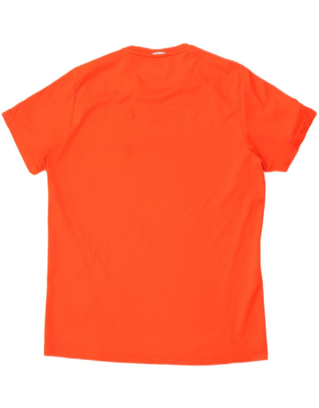 Adidas Mens Climalite Camiseta Top Grande Laranja Poliéster