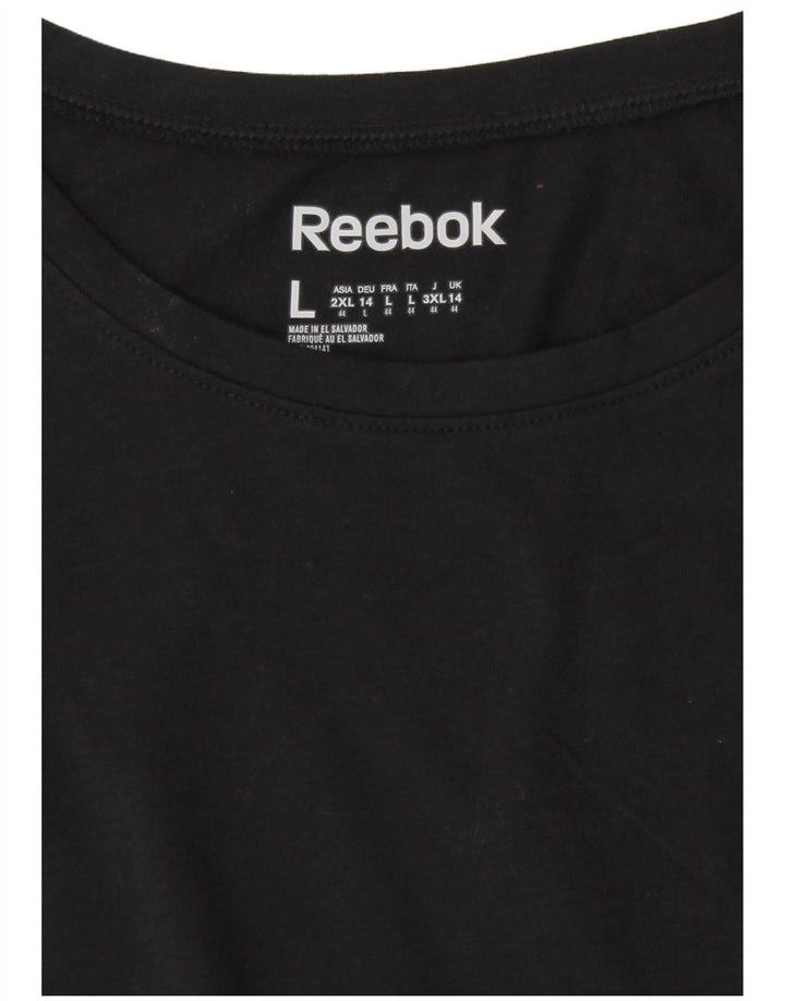 Camiseta Reebok Mulher Top UK 14 Médio Preto
