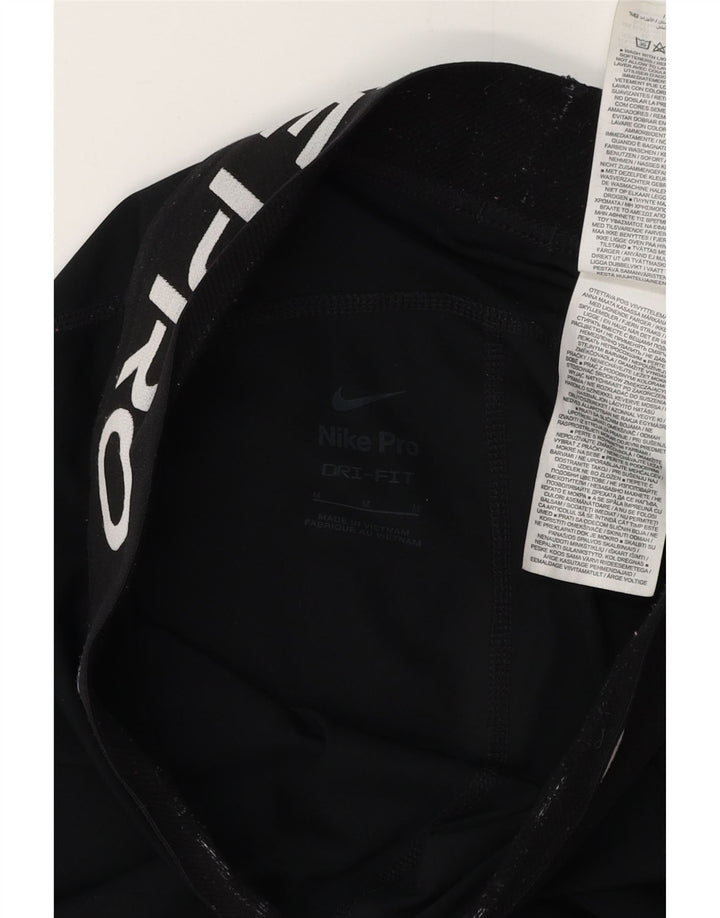 Leggings femininas Nike Dri Fit Graphic UK 12 médio preto poliéster