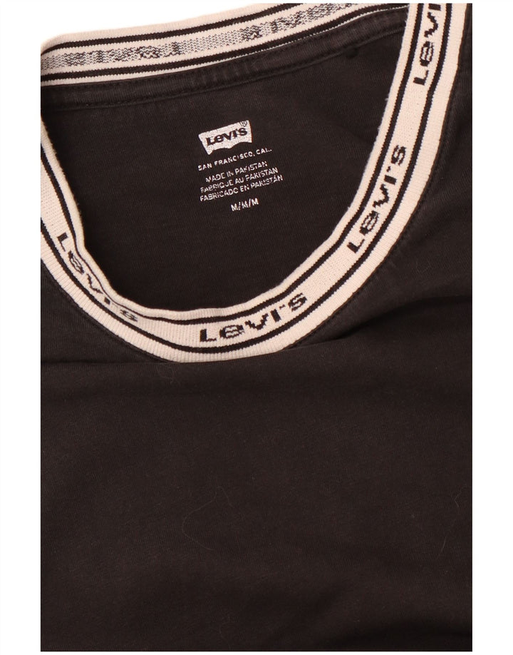 Camiseta feminina gráfica LEVI'S UK 14 médio preto