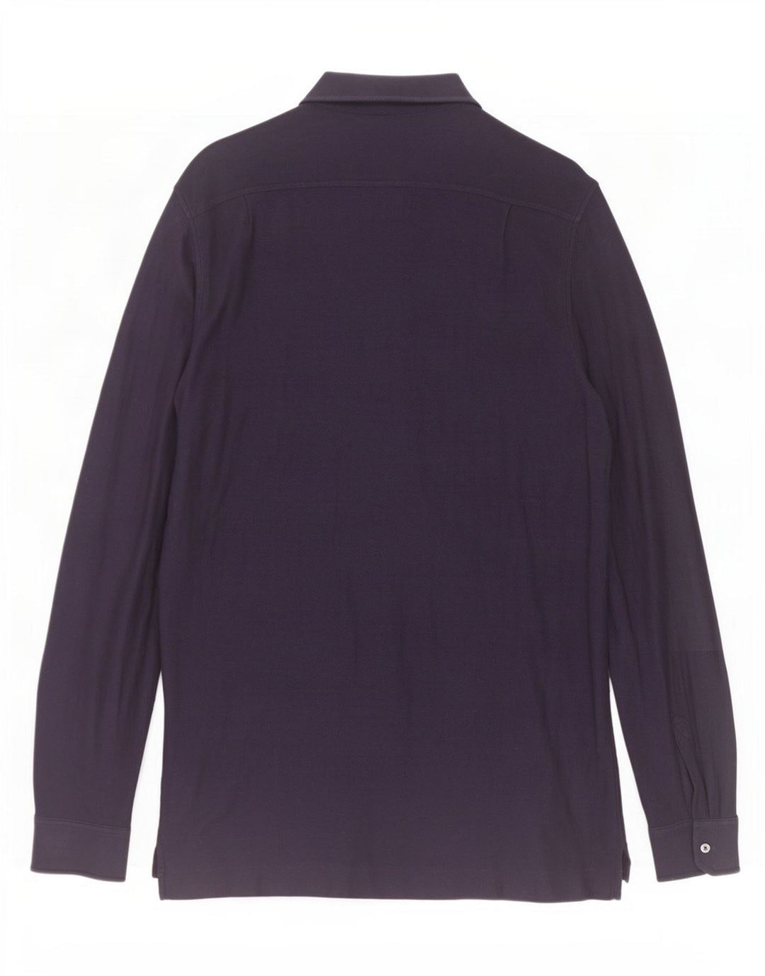 Camisa masculina Ermenegildo Zegna IT 50 algodão azul marinho médio