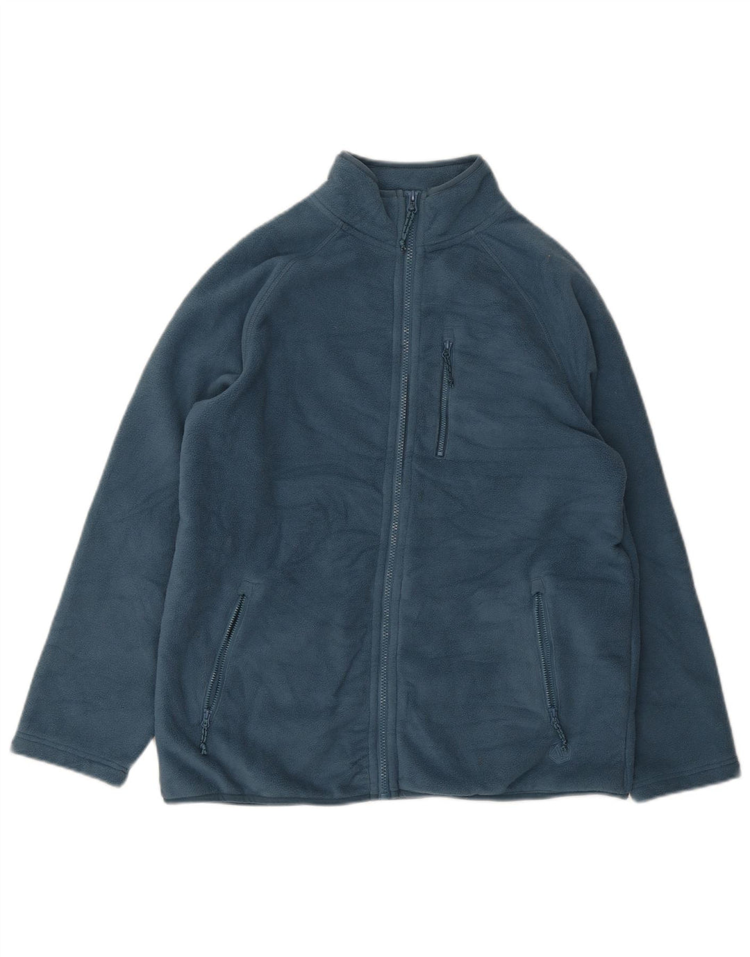 Jaqueta de lã masculina Marks & Spencer UK 38 poliéster azul médio