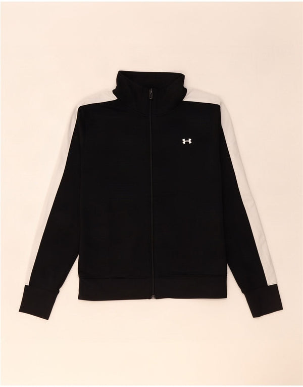Under Armour Mens Tracksuit Top Jacket XS Black Colourblock Polyester