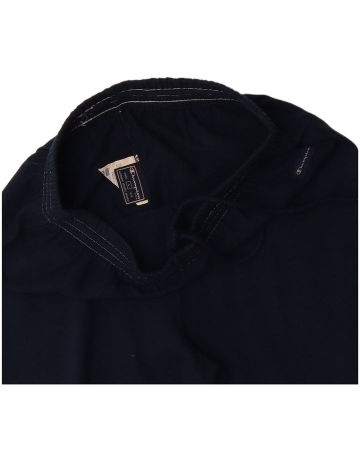 Calça de treino masculina CHAMPION grande algodão azul marinho