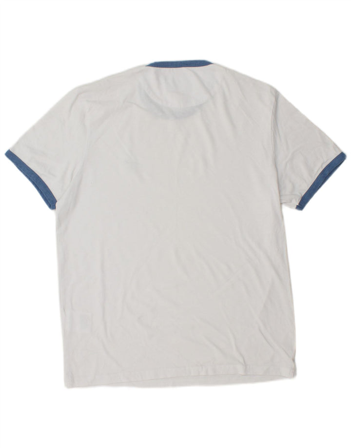 Camiseta masculina LYLE & SCOTT grande algodão branco