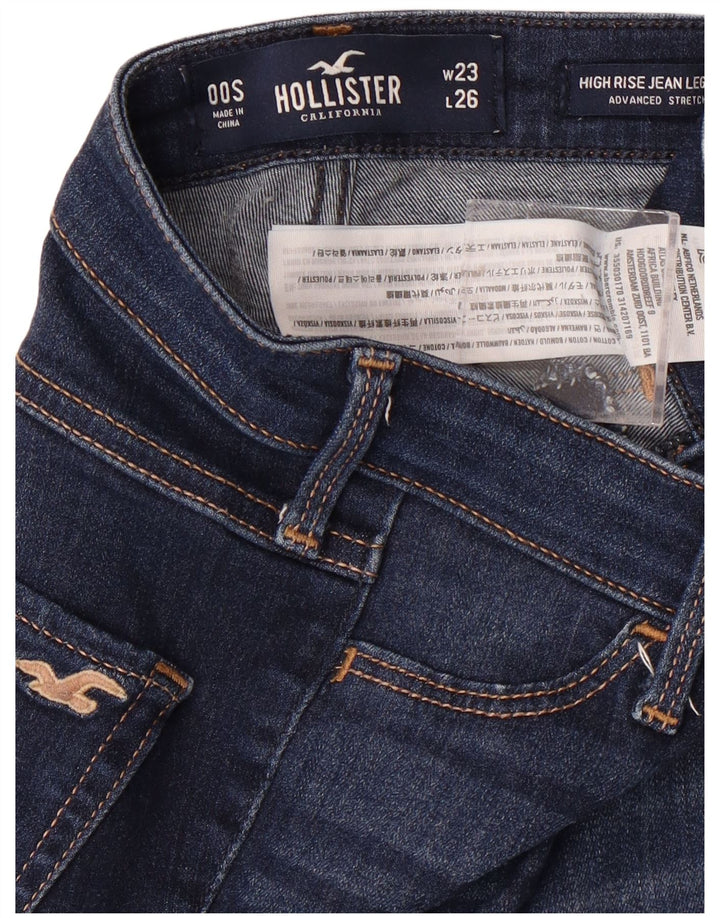 Calça jeans feminina HOLLISTER California Jegging US 00 2XS W23 L26 azul marinho