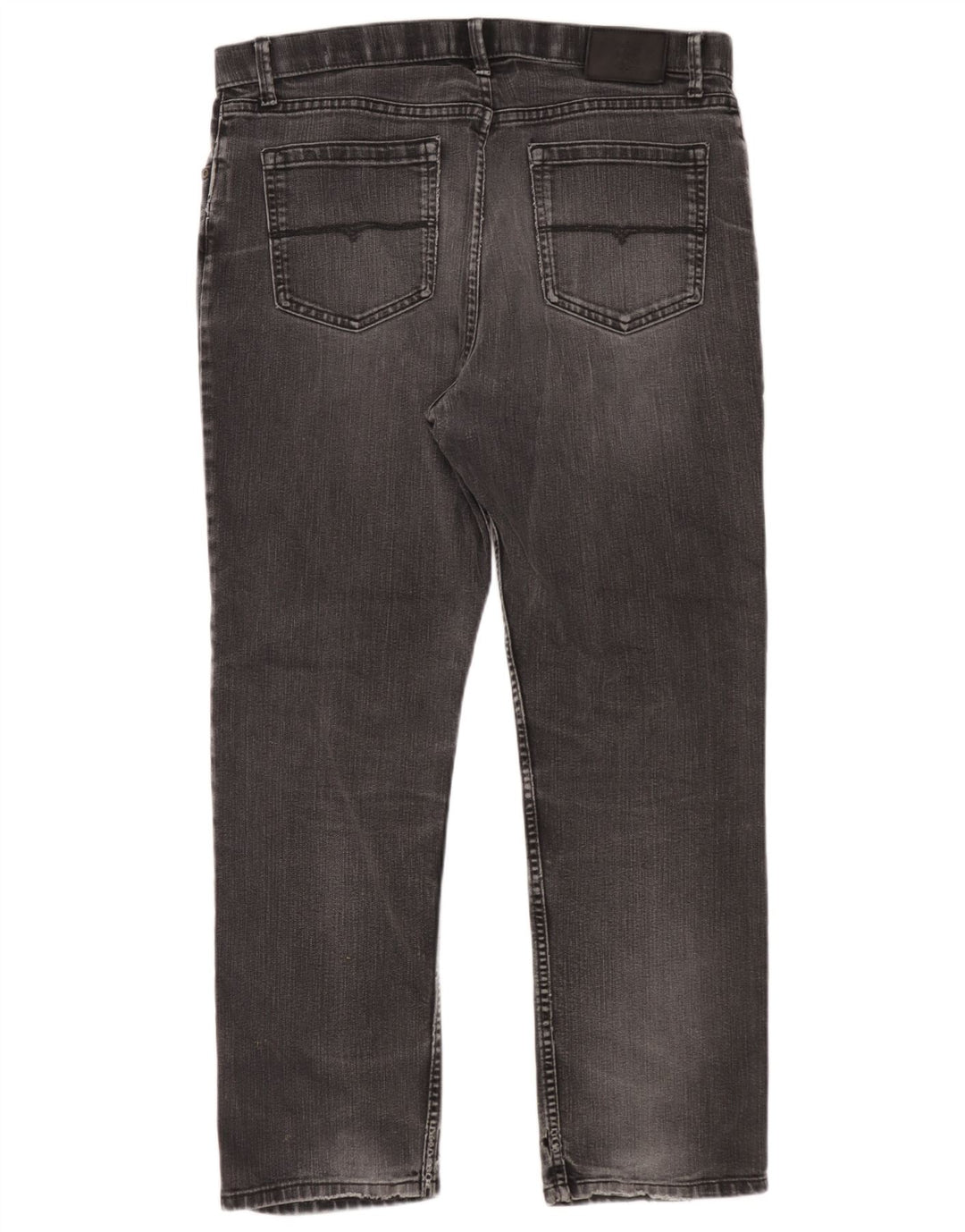 Calças Jeans Masculinas Tapered Marks & Spencer W36 L29 Cinza Algodão
