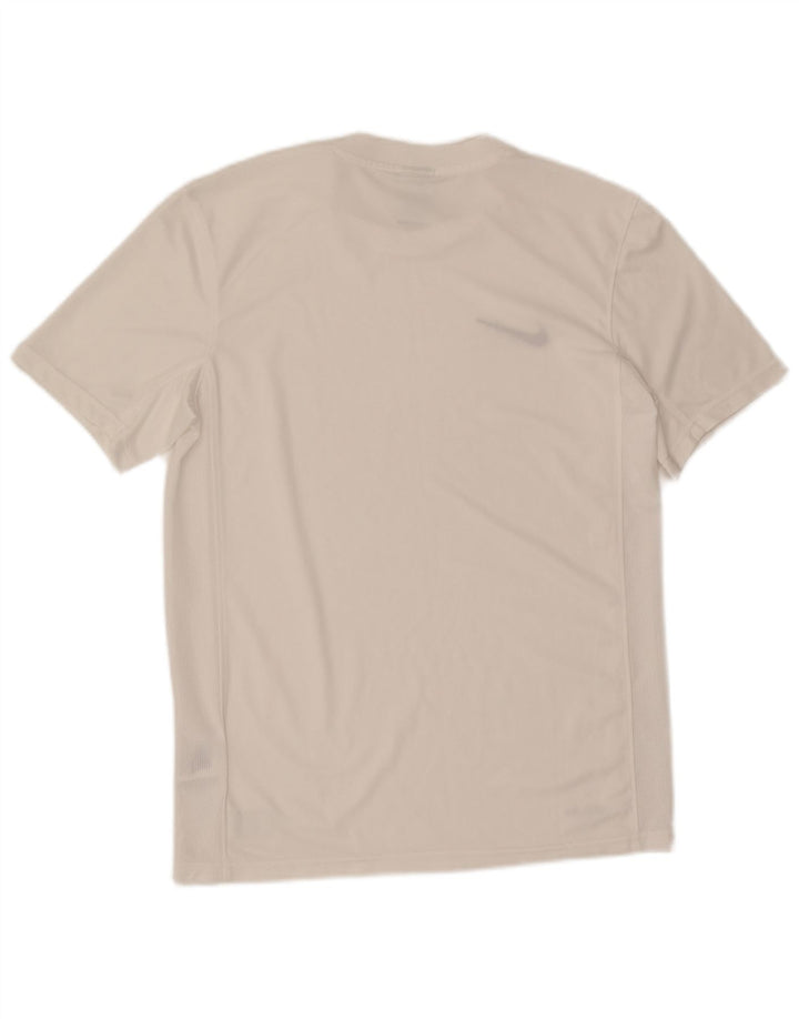 Camiseta Nike Masculina Dri Fit Top Médio Poliéster Branco