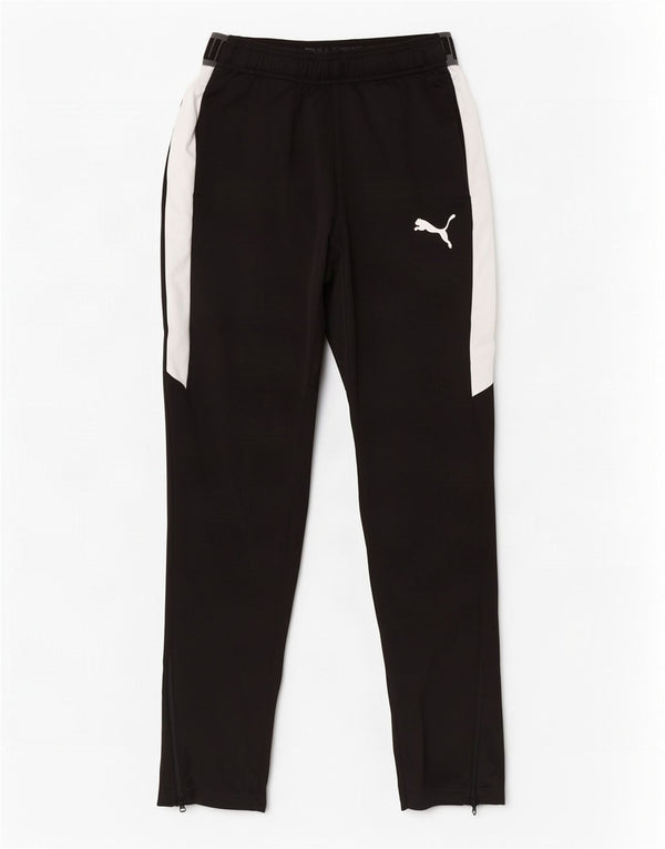 Calça de treino masculina Puma médio preto colorblock poliéster