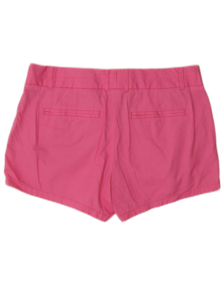 J. CREW Shorts Chino Feminino US 6 Médio W32 Algodão Rosa