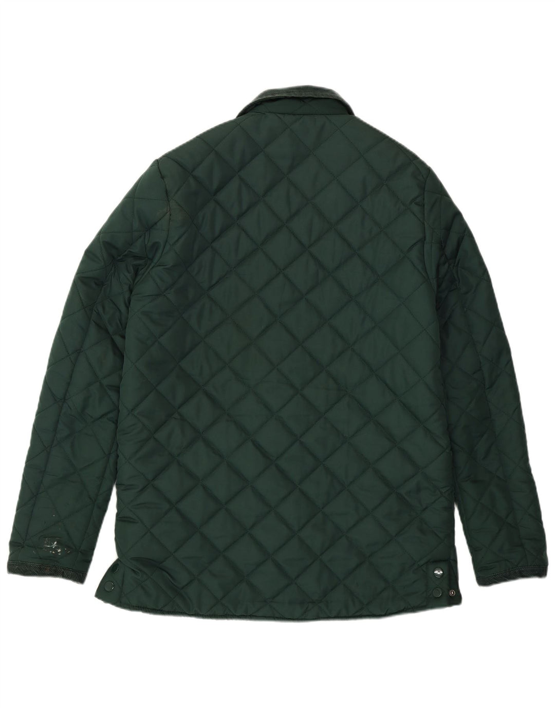 Jaqueta acolchoada masculina Pierre Cardin UK 38 poliéster verde médio