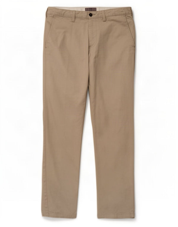 Calça Chino Cônica Masculina Marks & Spencer W32 L29 Algodão Bege