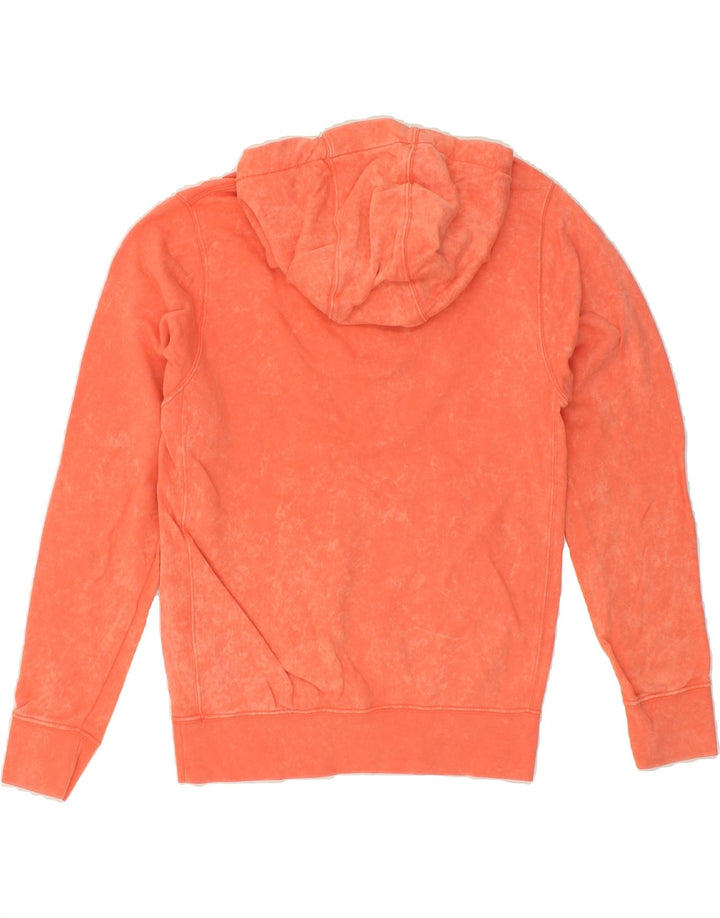 NIKE Mens Graphic Hoodie Jumper XS Orange Cotton Vintage Nike and Second-Hand Nike from Messina Hembry 