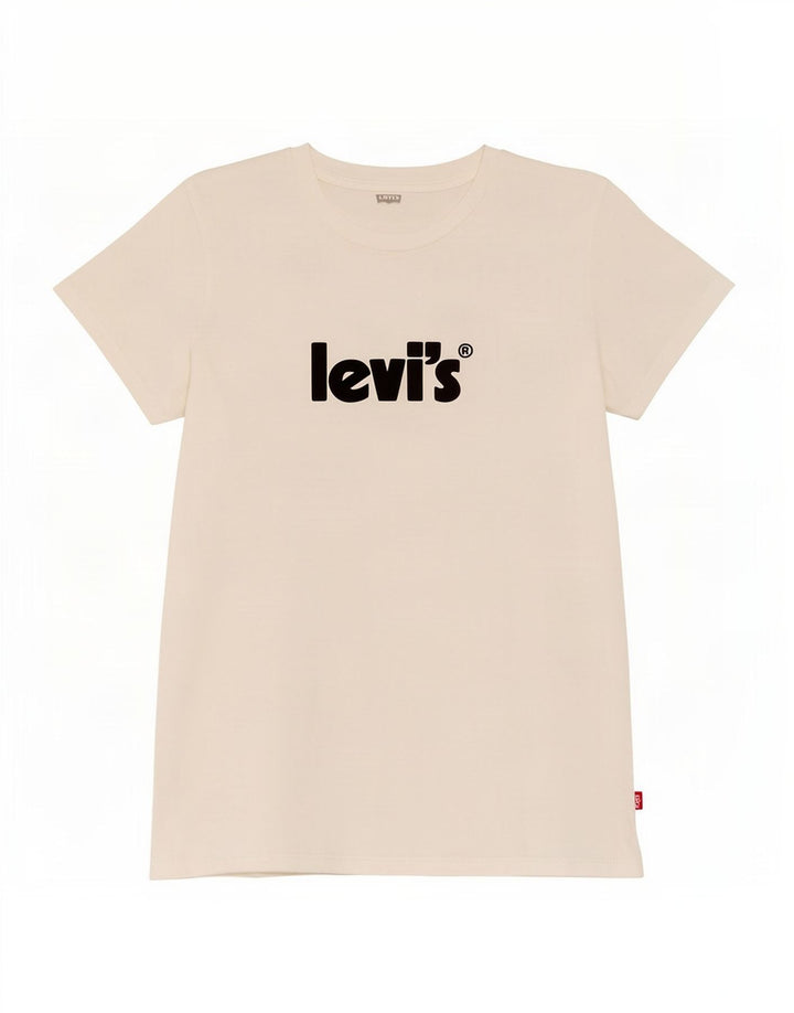 Camiseta gráfica masculina Levi's Top pequeno algodão branco