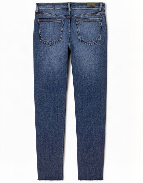 Zara Jeans skinny feminino desgastado UE 38 pequeno W28 L27 algodão azul