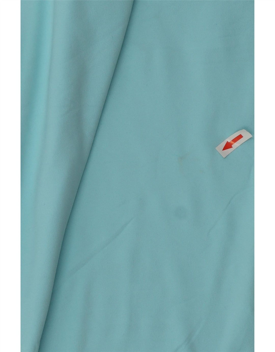 Top feminino Nike Dri Fit com capuz manga comprida UK 10 pequeno azul poliéster