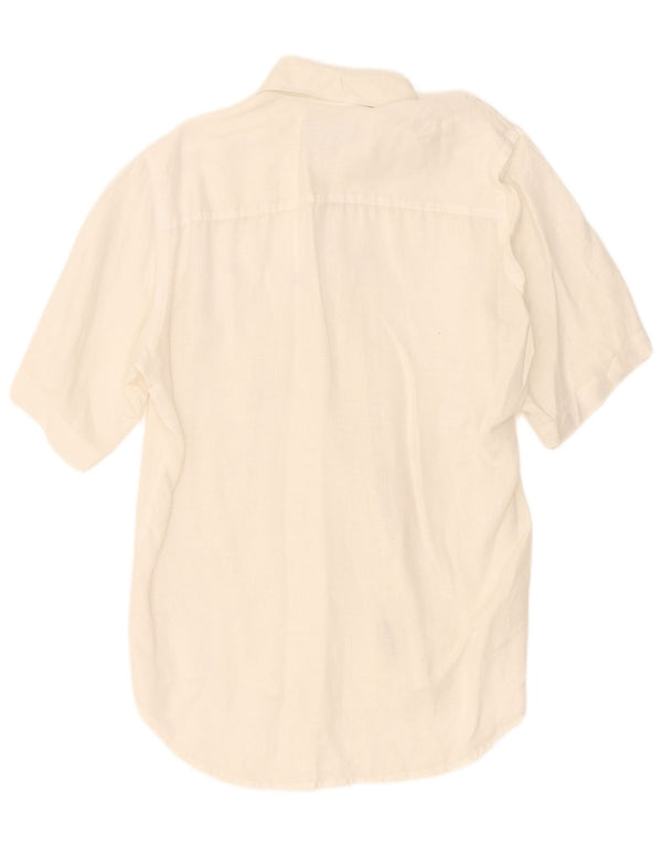 Camisa masculina de manga curta Marlboro Classics branca média