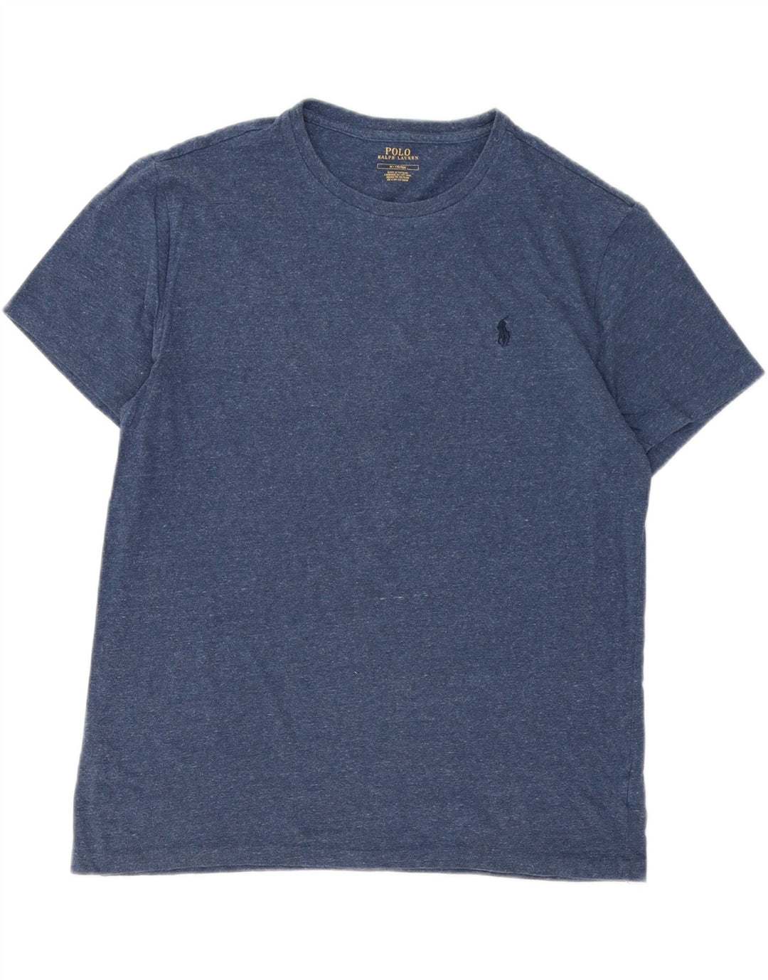 Camiseta masculina POLO RALPH LAUREN Top médio algodão azul marinho