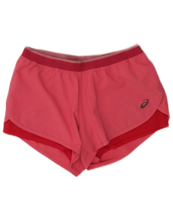 Shorts esportivo feminino Asics UK 10 pequeno rosa