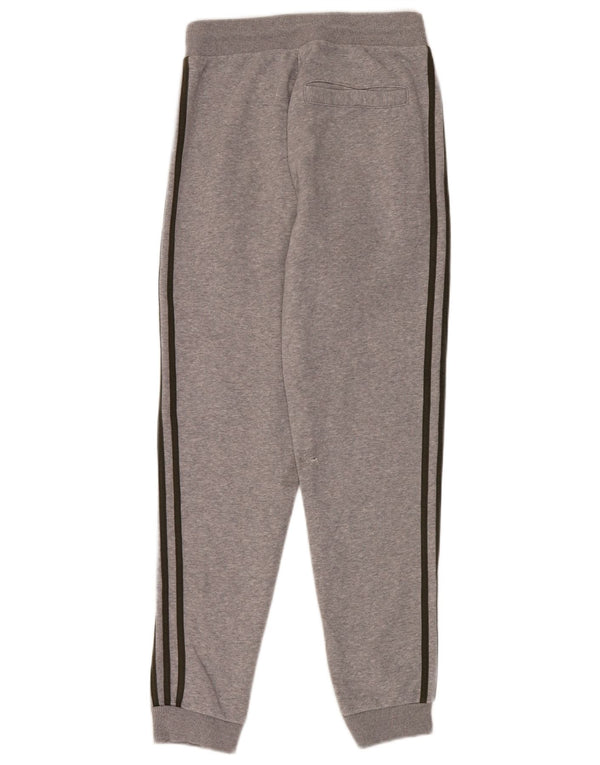 Calça de treino masculina Adidas Joggers cinza médio algodão manchado