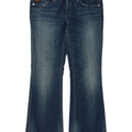 Calça jeans feminina G-Star W33 L32 algodão azul