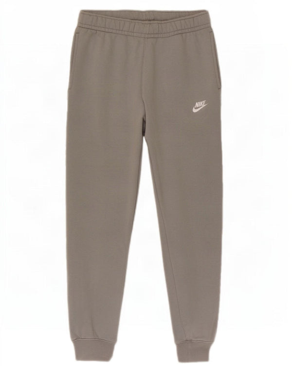 Calça de treino masculina Nike joggers cinza médio algodão