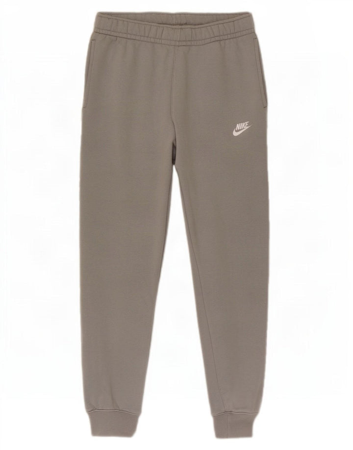 Calça de treino masculina Nike joggers cinza médio algodão