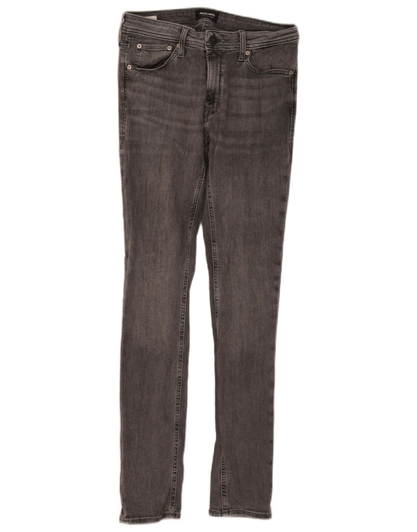 Jeans skinny masculino Jack & Jones W32 L31 algodão cinza