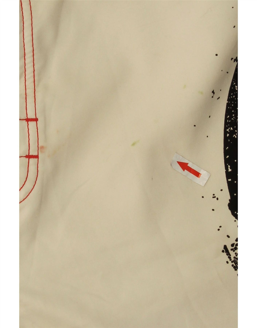 Quiksilver Shorts de natação masculino gráfico grande poliéster colorblock branco