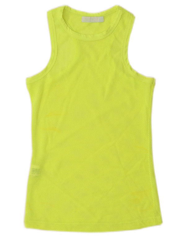 Colete feminino Zara UK 12 poliamida verde médio