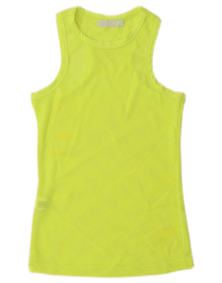 Colete feminino Zara UK 12 poliamida verde médio