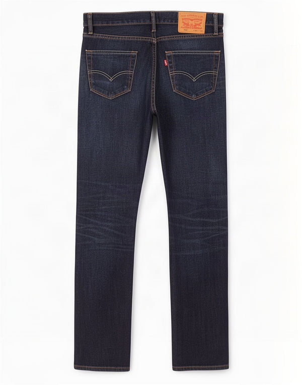 Levi's Masculino 504 Straight Jeans W30 L32 Azul Algodão