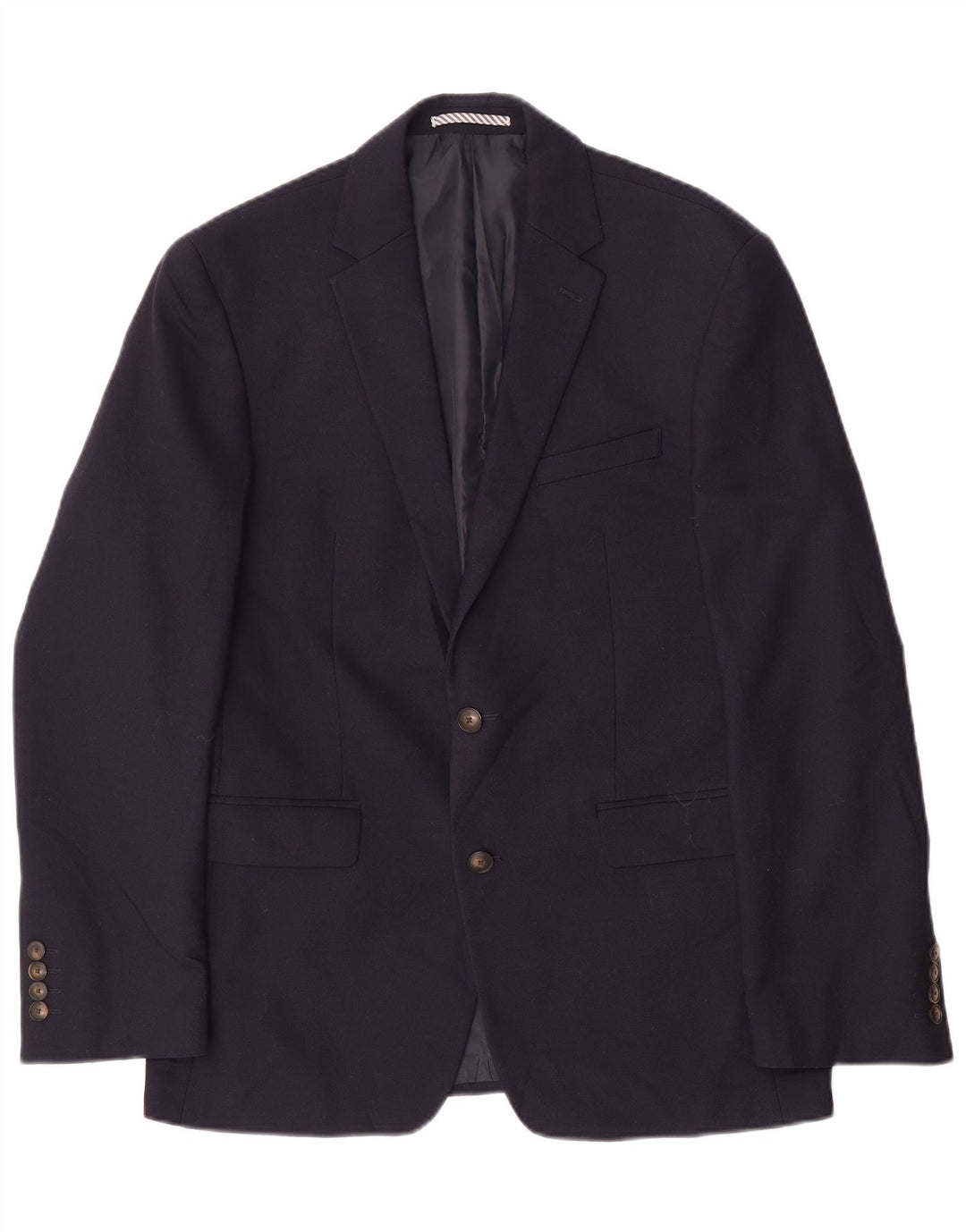 Jaqueta Blazer Masculina Marks & Spencer Slim Fit de 2 Botões Reino Unido 38 Azul Marinho Médio