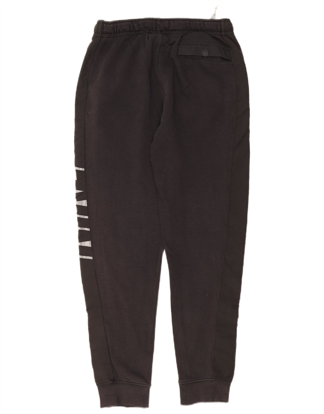 Nike masculino gráfico agasalho calças joggers pequeno algodão preto