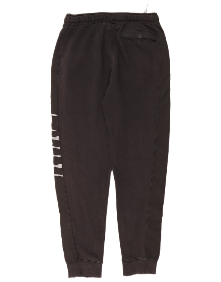 Nike masculino gráfico agasalho calças joggers pequeno algodão preto
